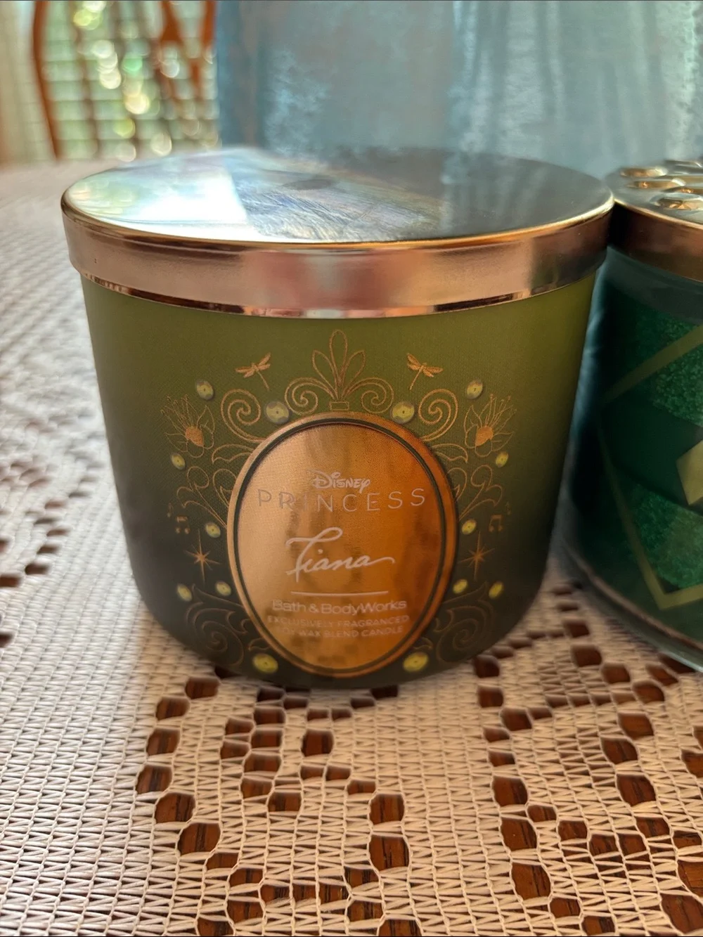 Bath & Body Works Princess Tiana and Merry Mistletoe 3-wick Candles
